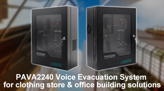 DSPPA PAVA2240 Sistema de Evacuação de Voz para Loja de Roupas e Soluções de Prédio de Escritórios