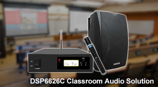 Solução de áudio DSP6626C Sala de Aula