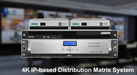 Sistema de matriz de distribuição baseado em IP 4K