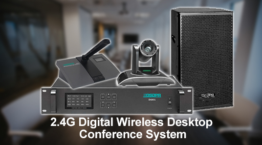 Sistema de conferência sem fio 2.4G Digital Desktop