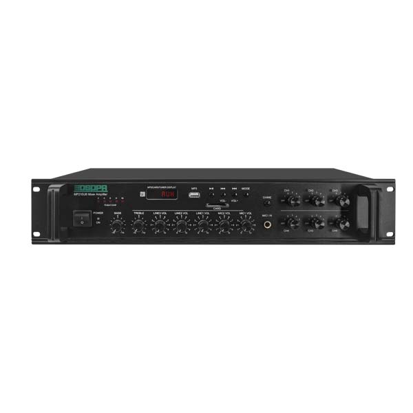 MP1010UB 350W 6 Zonas paginação e amplificador mixer de música com USB & XLR