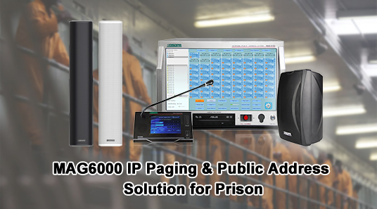 Solução de paginação IP MAG6000 e endereço público para prisão