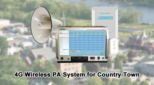 Sistema de PA sem fio 4G para Country Town