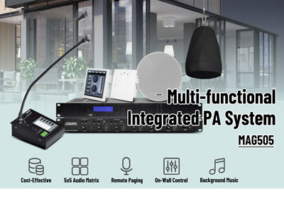 MAG505 Sistema de PA multi-funcional