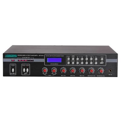 MP9006 5 Mic & 2 AUX Mixer Amplifier com USB e FM