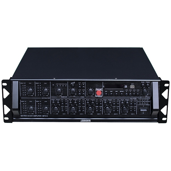 MP912 4x4 Matrix Mixer Amplifier