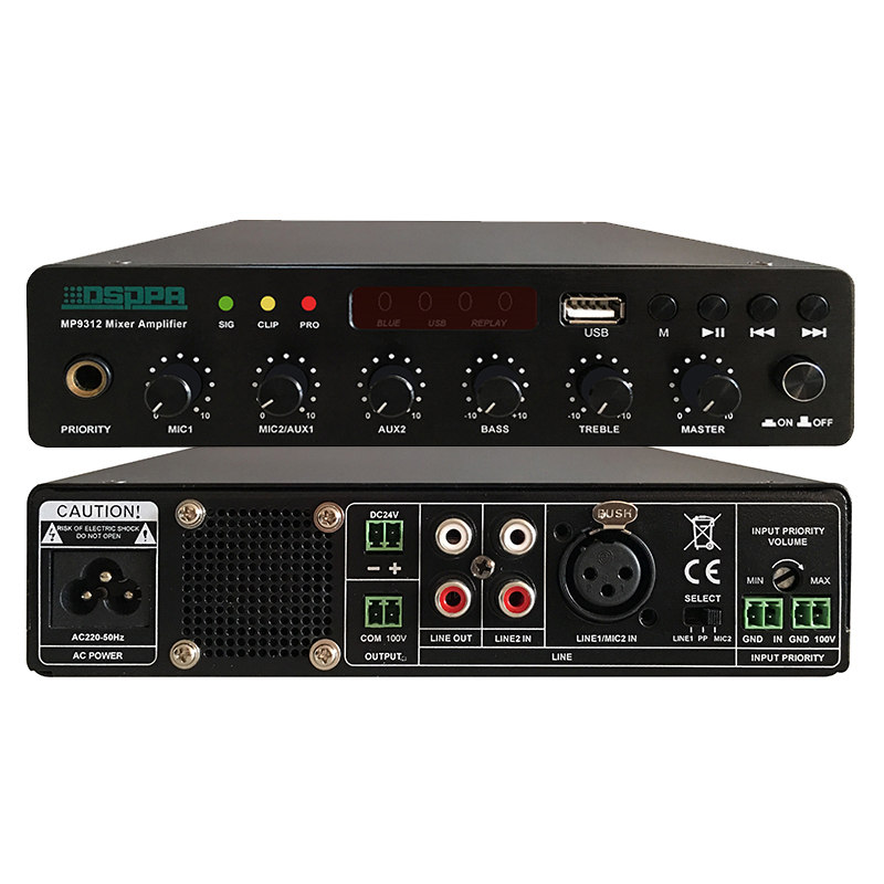 MP9312 120W Ultra-fino Digital Mixer Amplifier