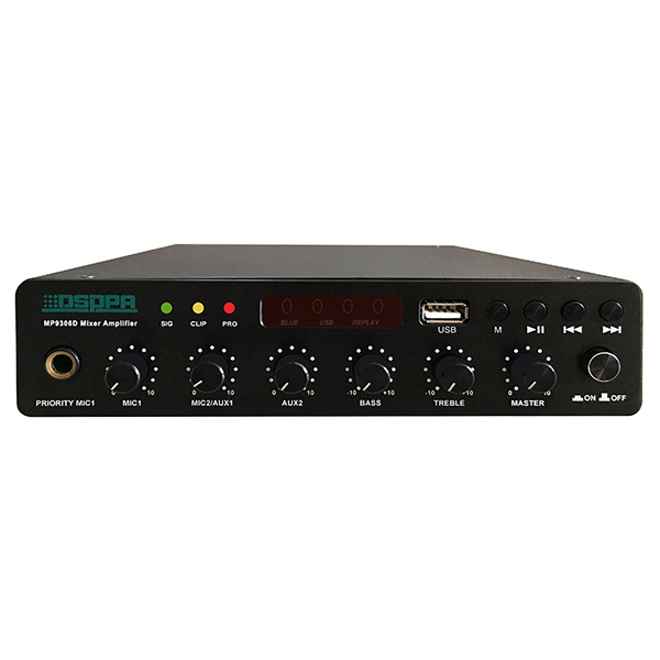 MP9306D 60W Amplificador Mixer Digital Ultra-fino