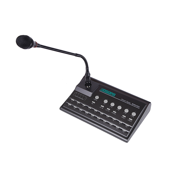 PC1010R 100 Zonas Microfone de paginação remota com série PC10