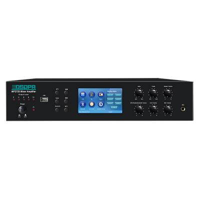 MP2725 250W 6 Zonas Amplificador Mixer com Timer & USB & Tuner & Bluetooth