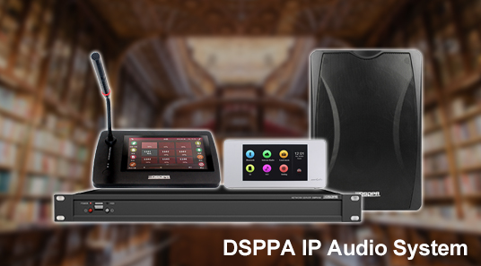 Sistema de áudio DSPPA IP