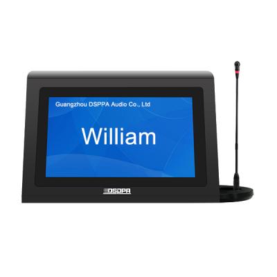 D7022MIC Tablet de nome de mesa eletrônica de dois lados LCD com microfone