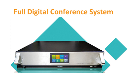 D7201 Dante Full Digital Sistema de Conferência