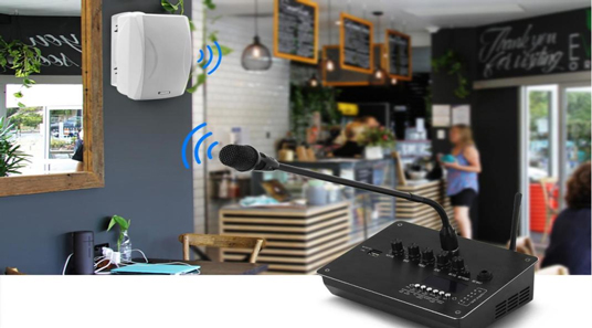 MP30W MP62W sistema de transmissão sem fio integrado para café e pequeno supermercado e posto de gasolina