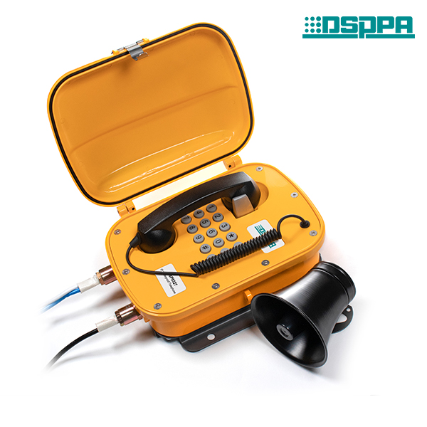 DSP9327S Alarme de som à prova d'água IP Montado na Parede Telefone 15W Alto-falante