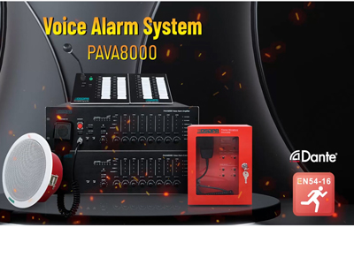 PAVA8000 Sistema de Alarme de Voz