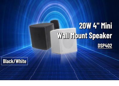 Alto-falante de montagem de parede mini DSP402 20W 4 polegadas