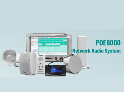 Sistema de áudio de rede POE6000