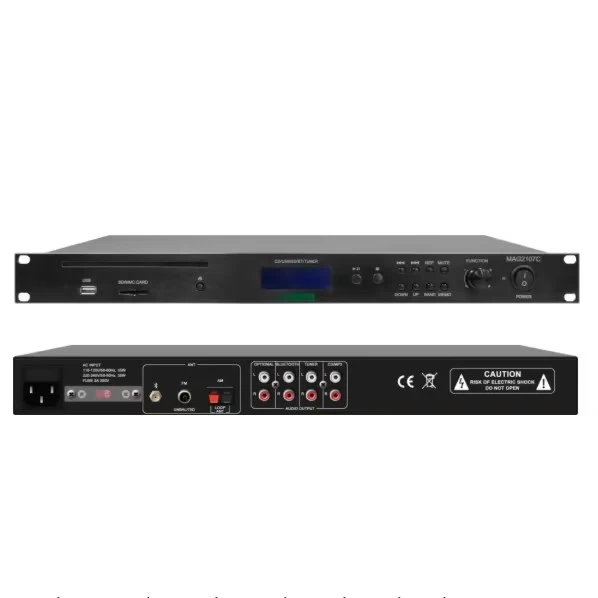 MAG2107C 1U Multi-Channel Media Player with CD/MP3