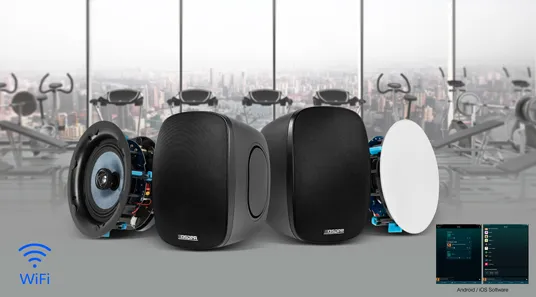 Wireless Commercial Audio System Solution for Fitness Centers  (DW2230, DW2230S, DW6050) - 翻译中...